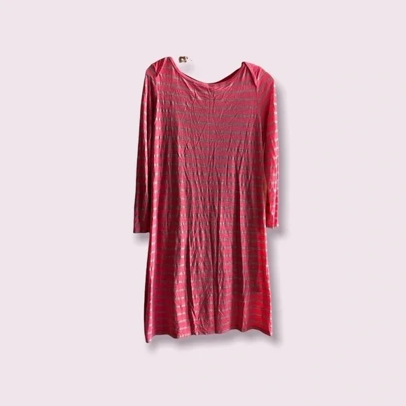 C & C CALIFORNIA (NWOT) FULLY LINED DRESS. SIZE M. PINK & GRAY STRIPED - Picture 7 of 9